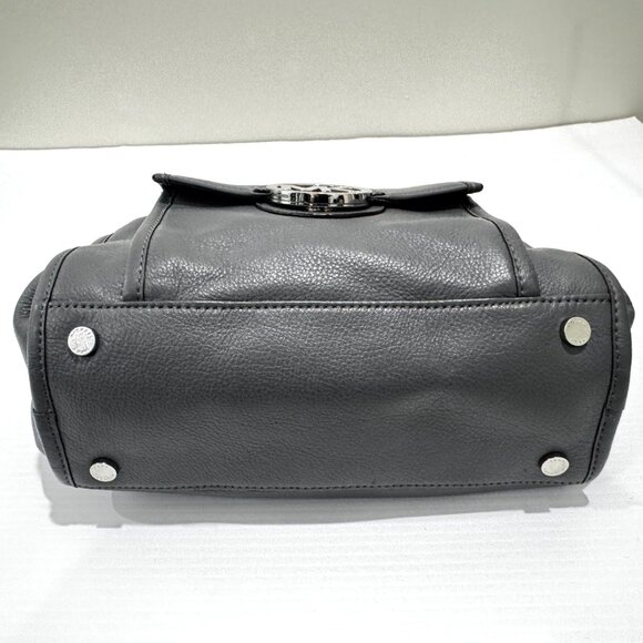 Michael Kors Margo Slate Grey Satchel Detachable Crossbody Strap EUC - Picture 13 of 13